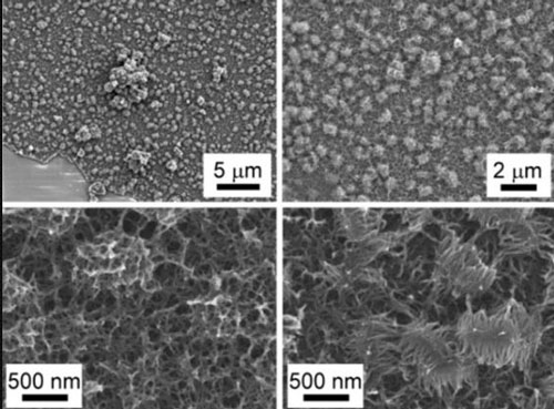 nanoparticles formed of collections of two-dimensional flakes