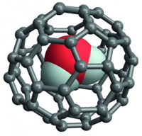 water-endofullerene H<span class='subscript' style=