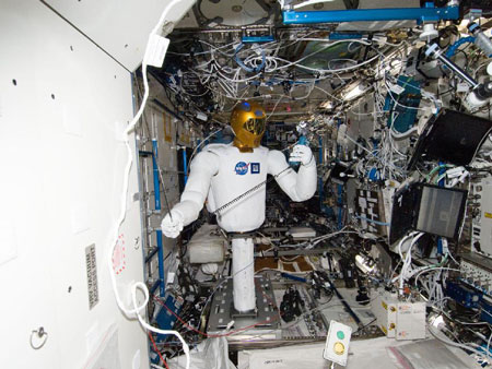 Robonaut 2 on the ISS