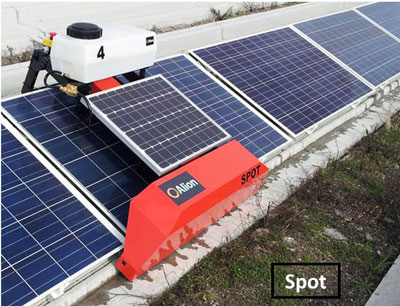 solar panel cleaning robot SPOT