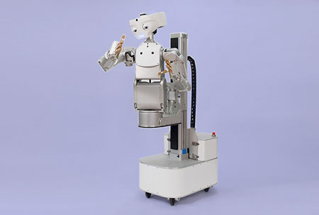  Meka Robotics' M1 Mobile Manipulator, a robotic two-armed humanoid