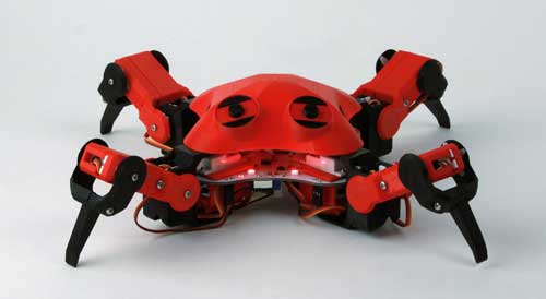 QuadBot, a 3D printable walking robotics platform