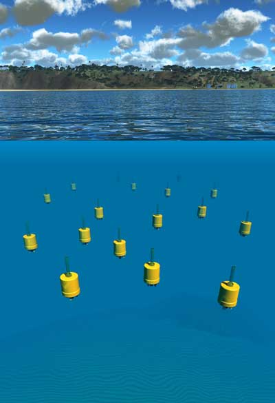 graphic representation of the M-AUEs underwater roboter