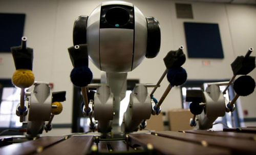 Shimon, a robot