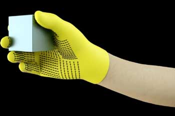 sensor-packed glove that captures pressure signals