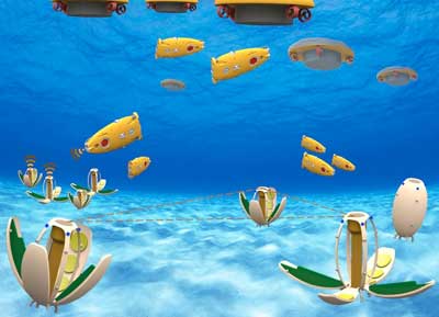 Self-directing robots to monitor water conditions in the Venice lagoon