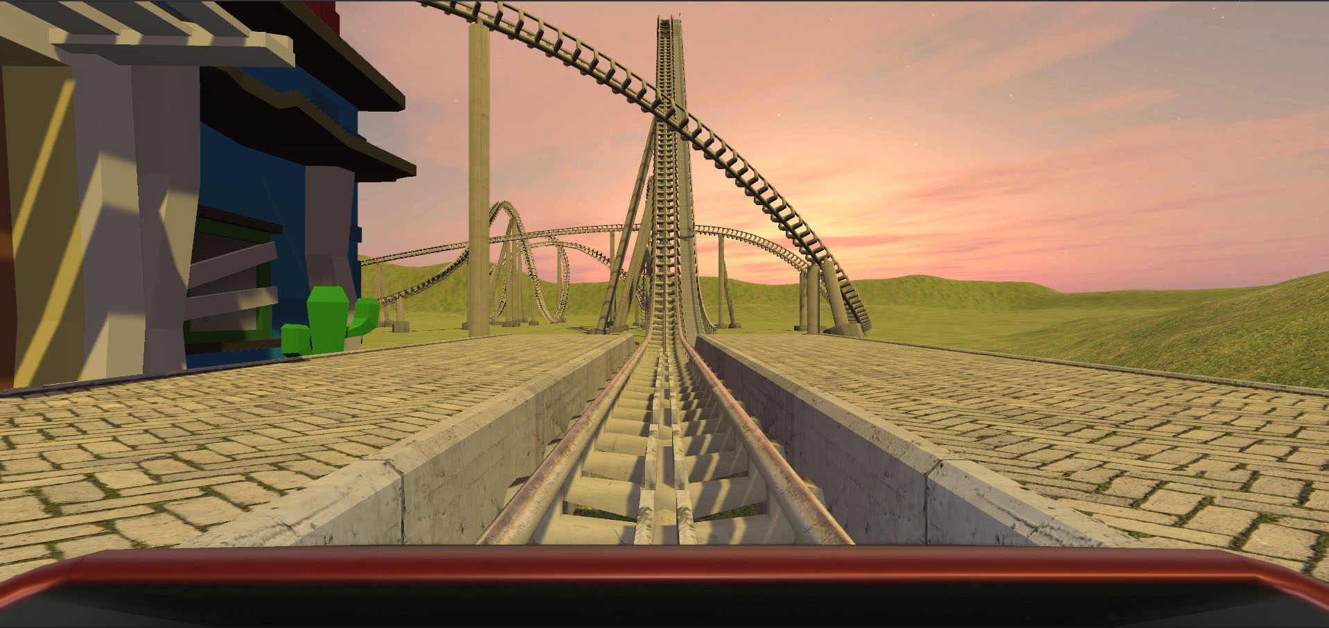 roller coaster simulation in virtual reality