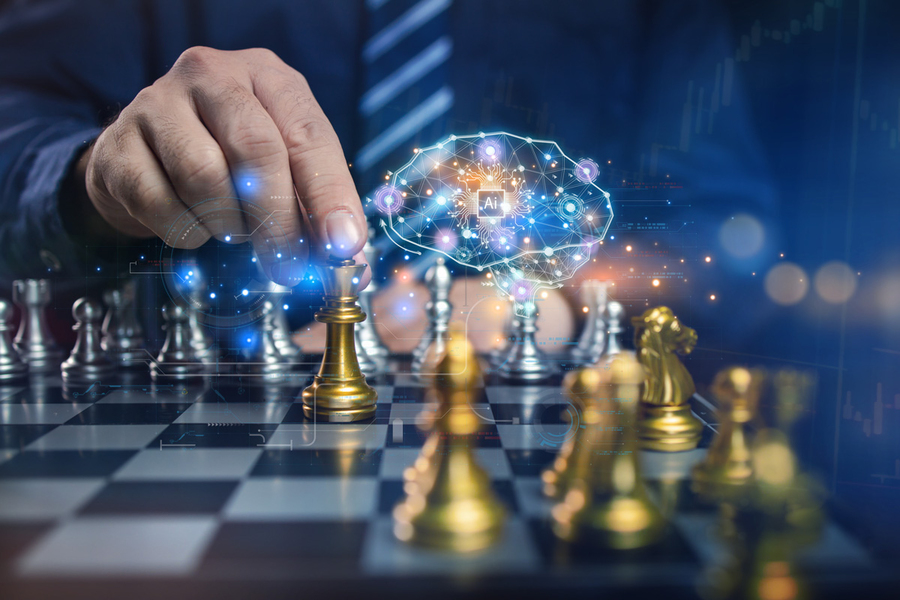 human-AI chess match