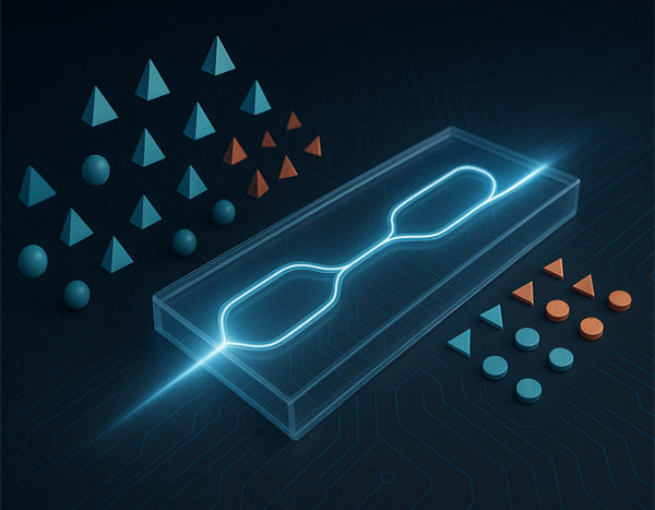 Classification of data points can be performed through a photonic quantum computer, boosting the accuracy of conventional methods