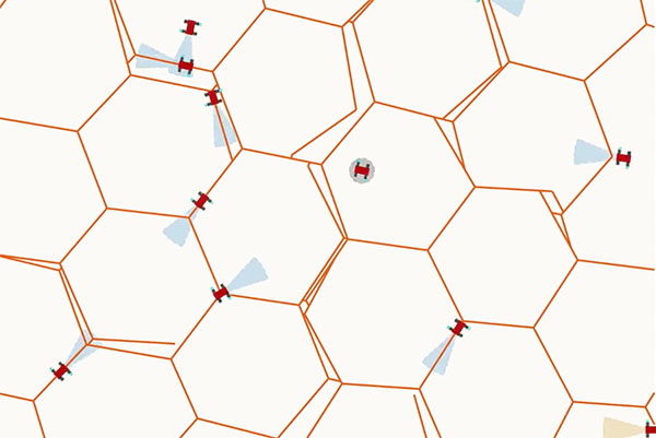By following mathematical rules, the simulated robots were able to behave like bees, building complex shapes without instructions, pointing to a new manufacturing frontier, inspired by nature