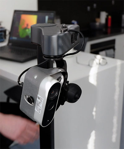 robot with 3D camera