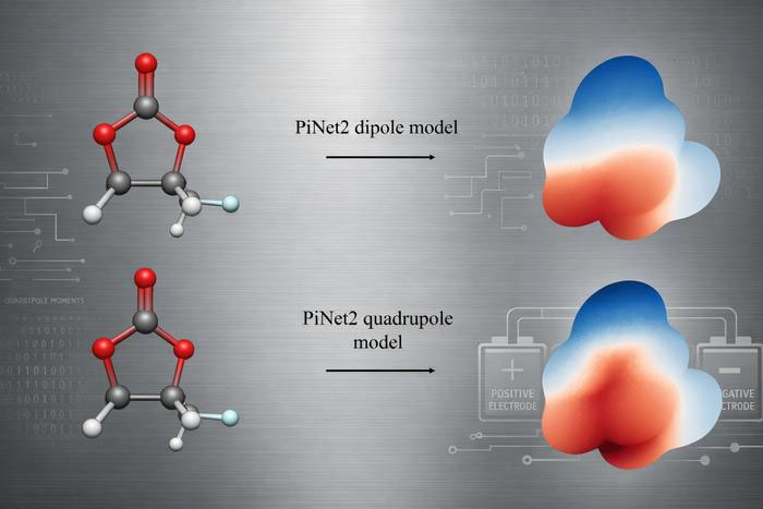 Molecular electrostatic potential of fluoropropylene carbonate (FPC) generated from physics-constrained PiNet2 models