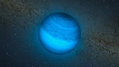 Artist's Impression of the Free-Floating Planet CFBDSIR J214947.2-040308.9