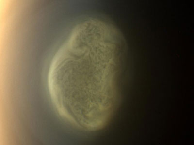 south polar vortex on Titan