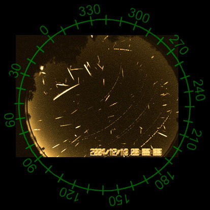 2004 Geminids meteor shower