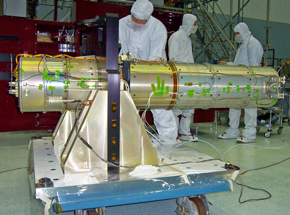 UVOT before integration into the Swift spacecraft