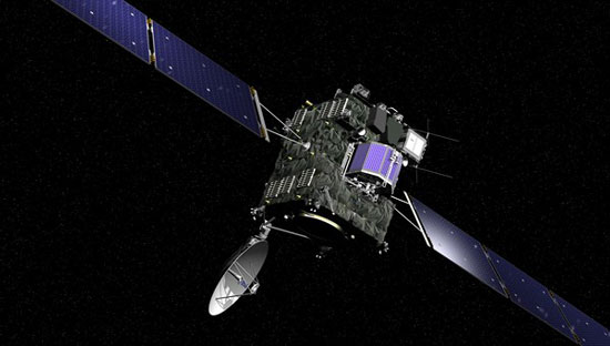 Rosetta spacecraft with Philae lander on board