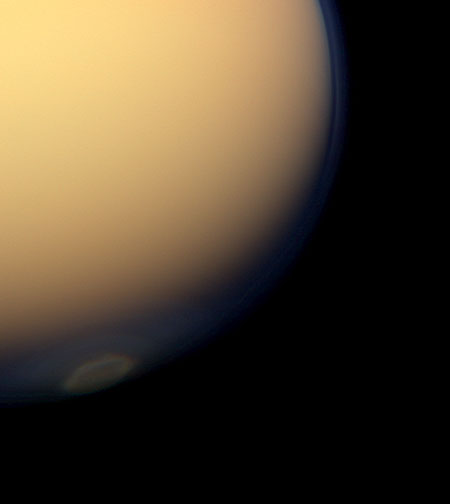 Titan's south pole