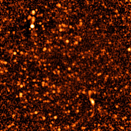 Ultra-Sensitive VLA Image of Distant Galaxies.