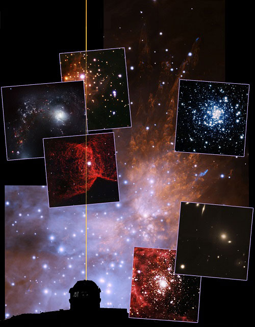 Images from the Gemini Multi-conjugate adaptive optics System (GeMS) System Verification science observations