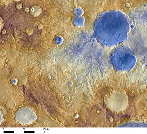Water-carved valleys on Mars