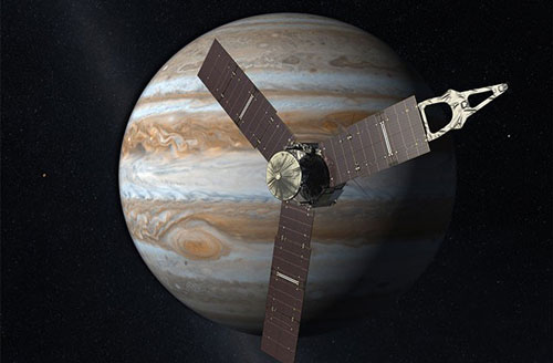 Juno spaceprobe and Jupiter