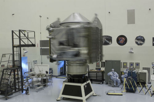 spin test for MAVEN spacecraft