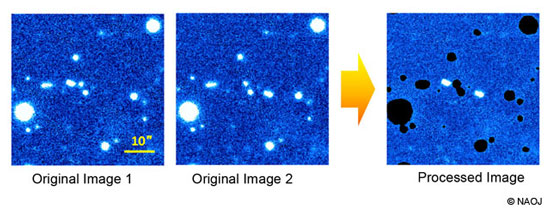 Optical images from the Subaru Telescope’s Suprime-Ca