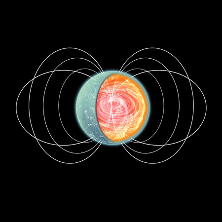 magnetar with an intense torroidal magnetic field in its core