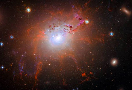  Hubble Space Telescope image of galaxy NGC 1275