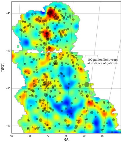 First Dark Matter Map from the Dark Energy Survey