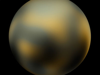 Elliptical orbit of Pluto