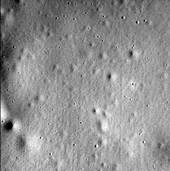 The final image from the MESSENGER spacecraft sent April 30, 2015