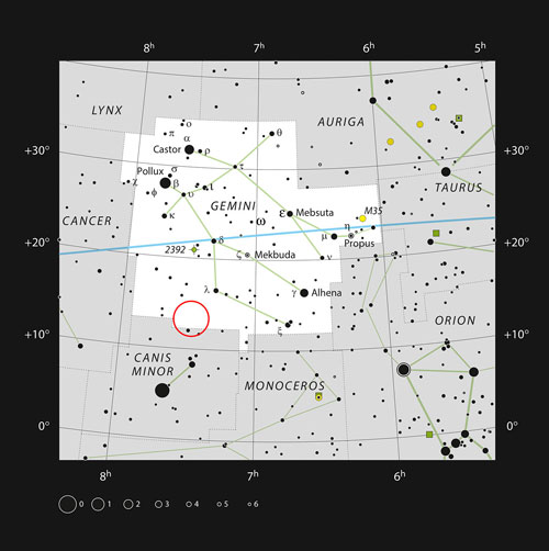 the zodiacal constellation of Gemini