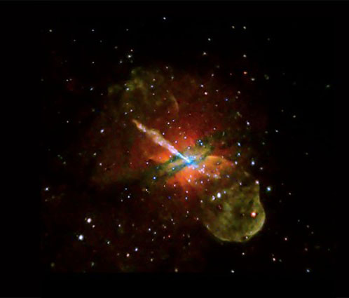 The Centaurus A galaxy jet
