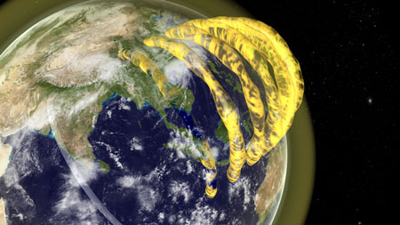tubular plasma structures in the inner layers of the magnetosphere surrounding the Earth