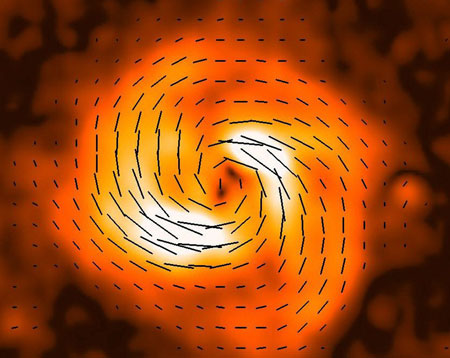 Large-scale polarized emission from IC 342 at 6 cm wavelength