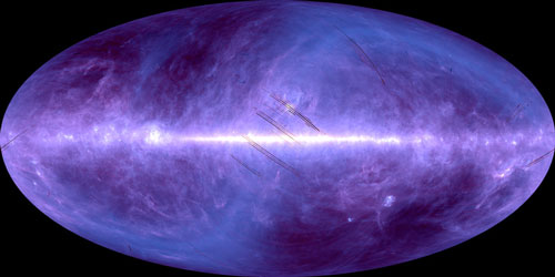 Far-infrared all-sky image observed by AKARI