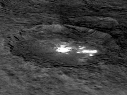 The Occator crater in 3D