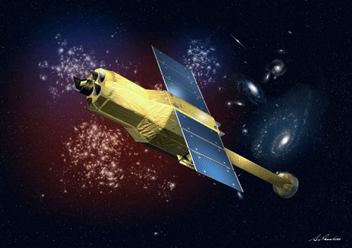Artist’s impression of the ASTRO-H observatory
