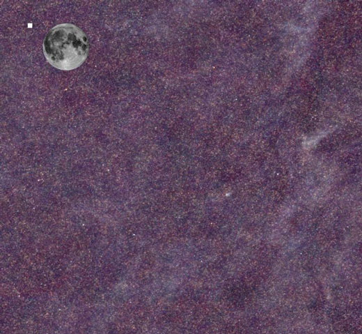 A Snapshot of the Sky Taken by the Herschel Space Telescope