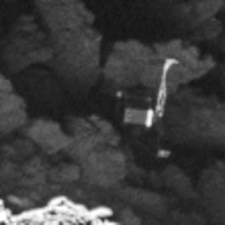 Comet lander Philae on 67P/Churyumov-Gerasimenko
