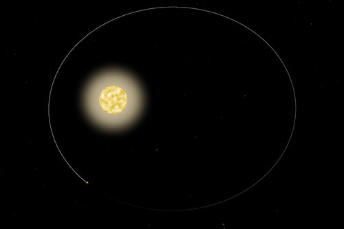 a star pulsing in response to its orbiting planet