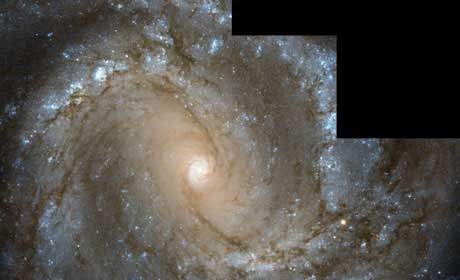 Spiral galaxy Messier 61, picture taken with the Hubble Space Telescope