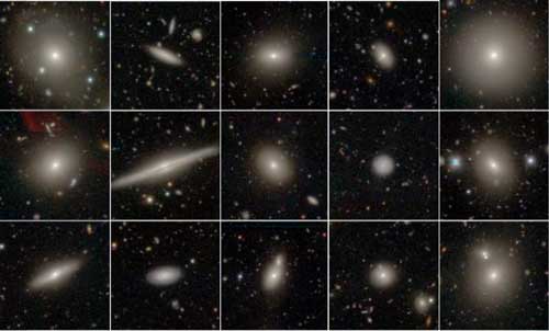 a mosaic of galaxies