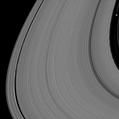 Saturn's A ring