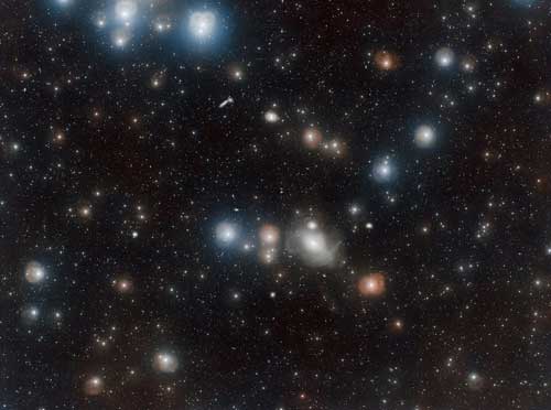 Countless galaxies vie for attention in this dazzling image of the Fornax Cluster