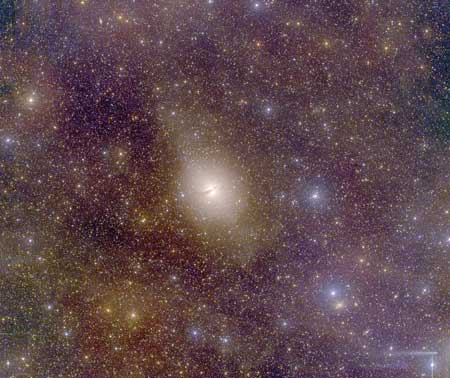 Centaurus A hosts a group of dwarf satellite galaxies co-rotating in a narrow disk