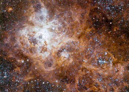 Gigantic Star-Forming Region in the Large Magellanic Cloud Galaxy