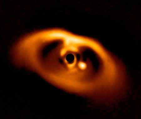 SPHERE Image of the Newborn Planet PDS 70b